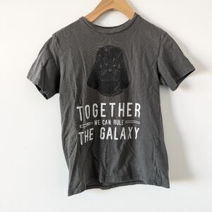 Star Wars Themed Graphic T-Shirt, Large /C (10/12), Charcoal Gray